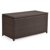 City Light Outdoor Wicker Storage Trunk in Oyster Grey Model 6085OG