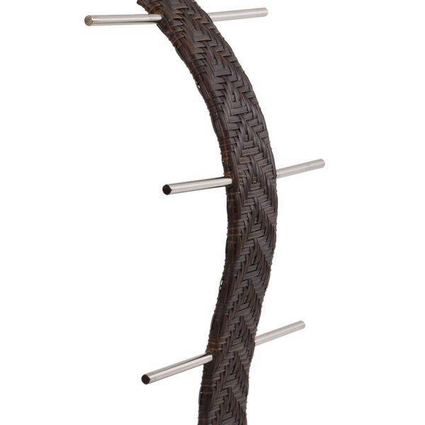 City Light Outdoor Wicker Towel Tree in Oyster Grey Model 6013OG