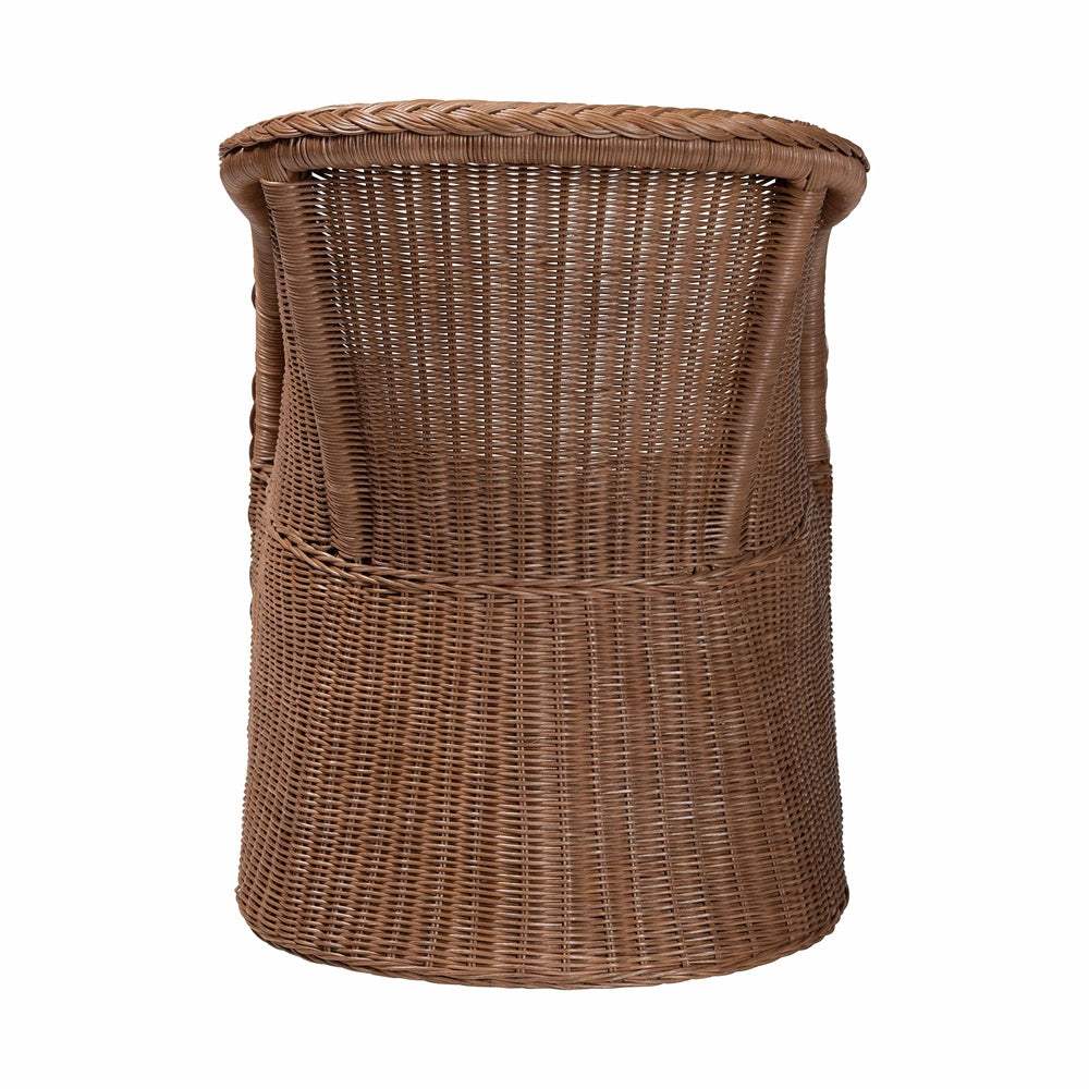 Clarinda Wicker Fair Rattan Dining or Accent Chair