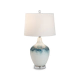 Coast Table Lamp Set of 2 Model LUX-110-BLUE/WHITE By Lux Lighting