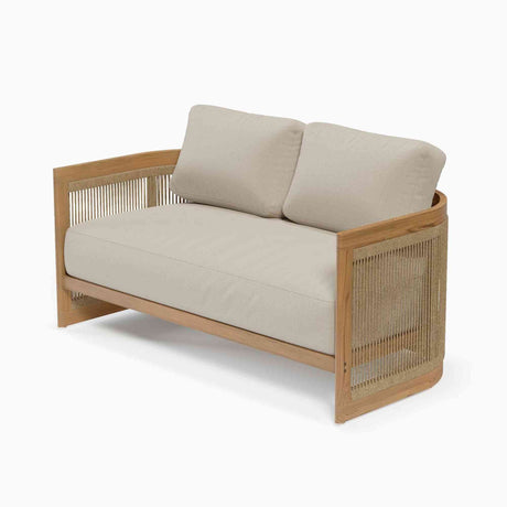 Compass Outdoor Cay 4-Piece Loveseat Set Model PRP-8001-NAT-4PC by Pelican Reef