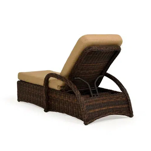 Compass Outdoor Wicker Chaise Lounge Model 4309CLV