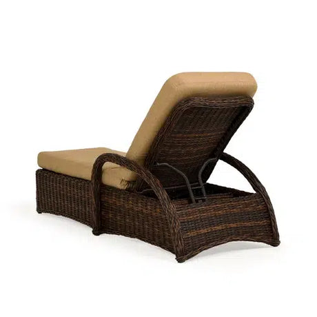 Compass Outdoor Wicker Chaise Lounge Model 4309CLV