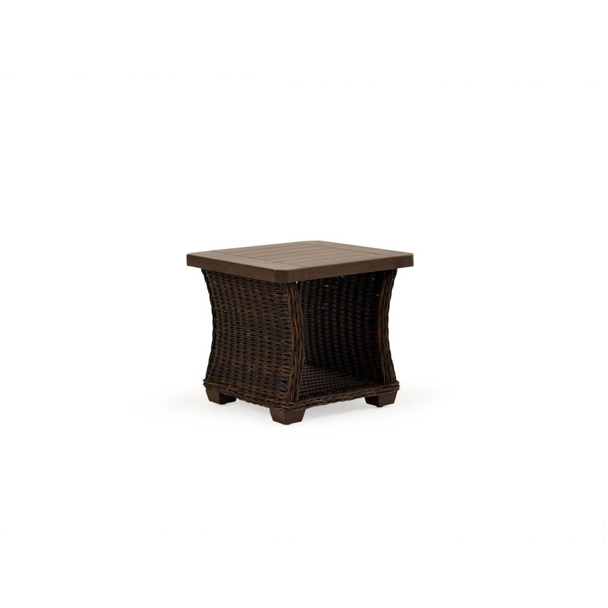 Compass Outdoor Wicker End Table Model 4320CLV