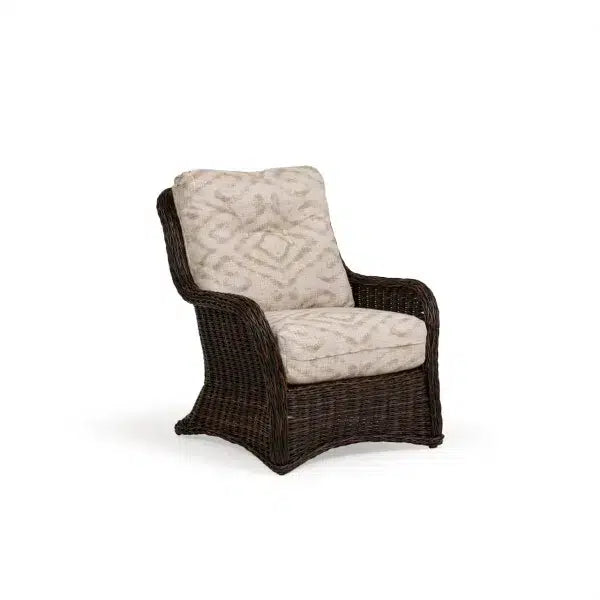 Compass Outdoor Wicker Lounge Chair Model 4305CLV