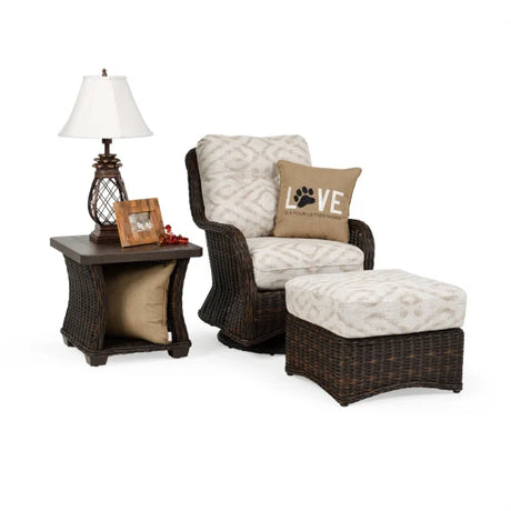 Compass Outdoor Wicker Swivel Glider Model 4307CLV