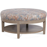 Midtown Contemporary Round Cocktail Ottoman by Braxton Culler Made in the USA Model 529-009
