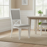Islamorada Dining Chair Upholstered Model D23381-BLANC By Seawinds Trading
