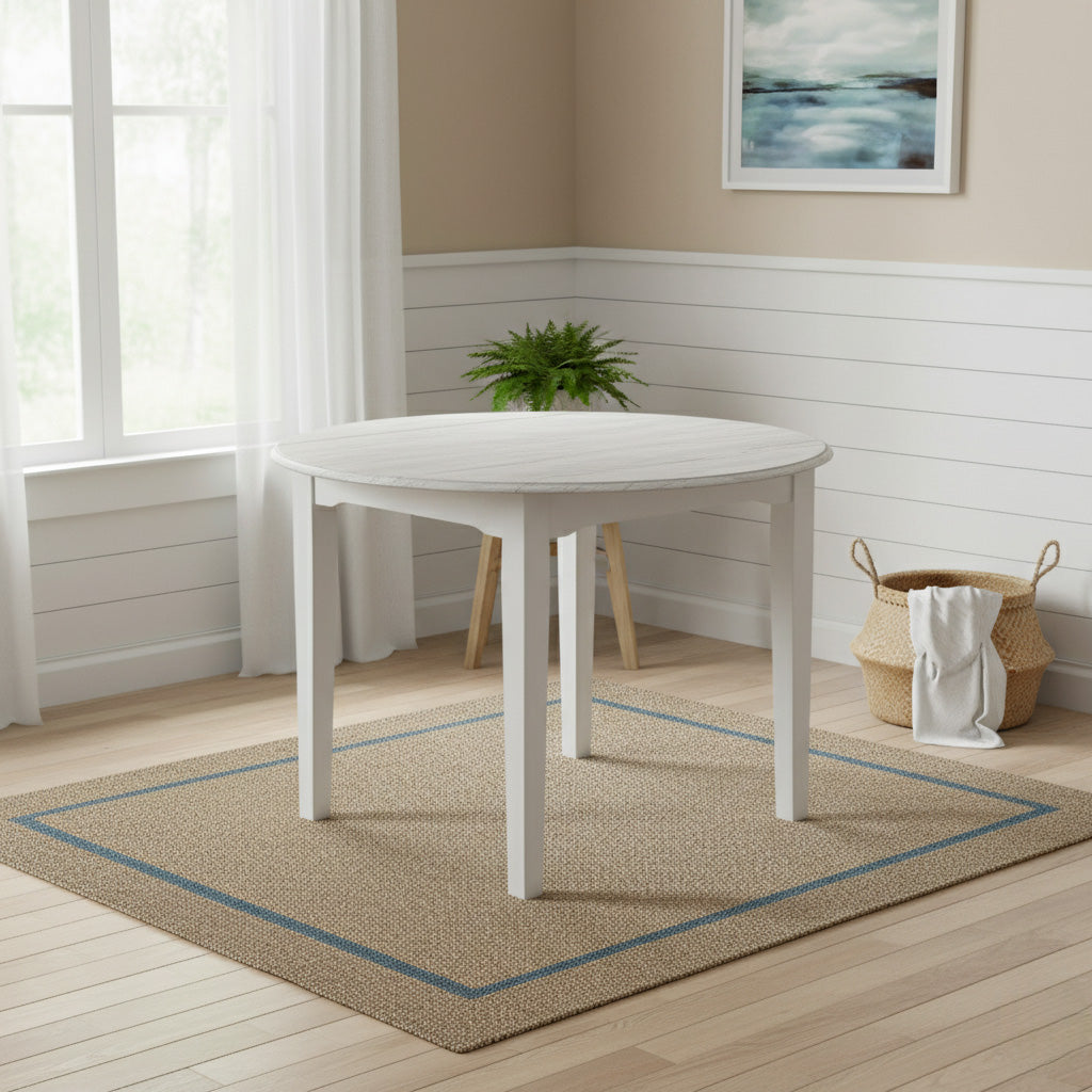 Islamorada Round Table - Drop Leaf Model D23386-DAPGREY By Seawinds Trading