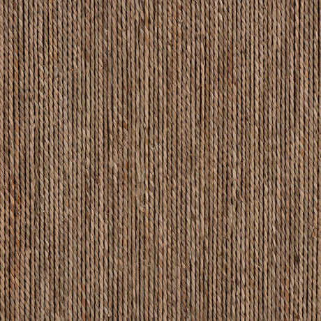 BOLO BOHEMIAN BROWN WICKER SEAGRASS AND WOOD 60 Inch RECTANGLE DINING TABLE