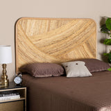 Porto Bohemian Honey Rattan Queen Headboard