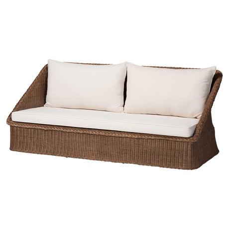 Derris Wicker Fair Rattan 3-Piece Living Room Set