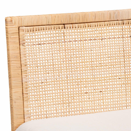 Mactan Bohemian Honey Rattan 2-Pc Dining Bench Set