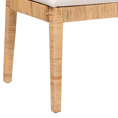 Mactan Bohemian Honey Rattan 2-Pc Dining Bench Set