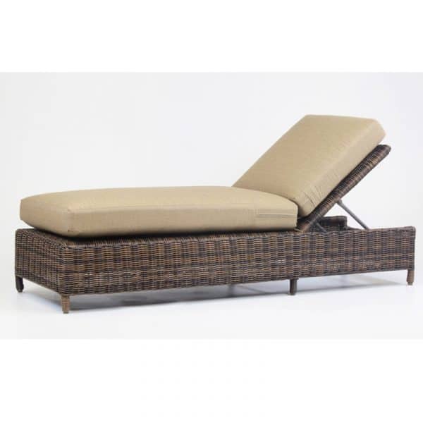 Del Ray All Weather Chaise Lounge and End Table Set 76614-SET by South Sea Rattan