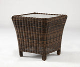 Del Ray Patio 3 Pc Swivel Glider, Ottoman, and End Table Set with Glass Top Model 76600-SET by South Sea Rattan