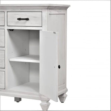 Surfside 6-Drawer / 2-Door Dresser Model B27736-WW By Seawinds Trading