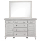 Surfside 6-Drawer / 2-Door Dresser Model B27736-WW By Seawinds Trading