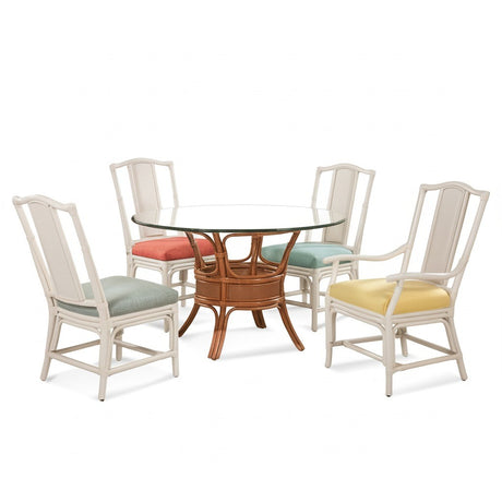 Drury Lane Indoor Rattan Dining Set by Braxton Culler Model 1977-028-SET