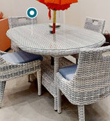 South Beach Outdoor Wicker Dining Table DT9844 by Beachcraft