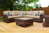 Del Ray Patio 4 Pc Sectional Set Model 76600-SET by South Sea Rattan