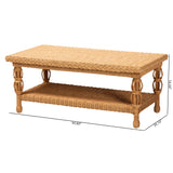 Rosby Natural Rattan Coffee Table by Wicker Fair