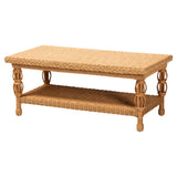 Rosby Natural Rattan Coffee Table by Wicker Fair