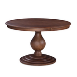 Douglas 54" Round Pedestal Dining Table by Braxton Culler Made in the USA Model 1051-075A