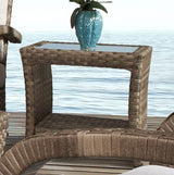 Driftwood Bay Outdoor 4 Pc Furniture Set 78200-4PC SET By South Sea Rattan