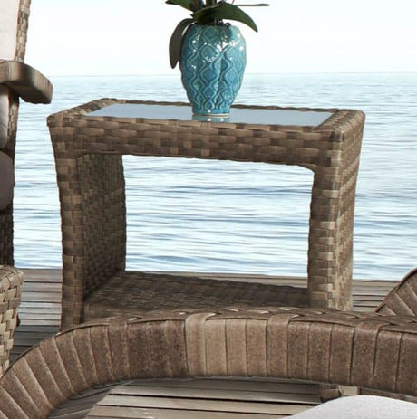 Driftwood Bay Outdoor 4 Pc Furniture Set 78200-4PC SET By South Sea Rattan