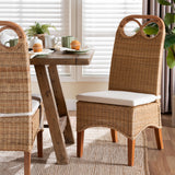 Rosemary Natural Rattan Dining Chair by Wicker Fair
