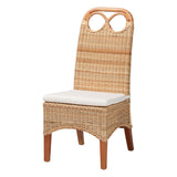 Rosemary Natural Rattan Dining Chair by Wicker Fair