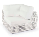 Dynasty Outdoor Modular Corner with Sunbrella Cushion Model 22389-WMNP-CUSH by Skyline Design