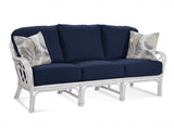 Edgewater Customized Rattan Sofa Model 914-011 Made in the USA by Braxton Culler