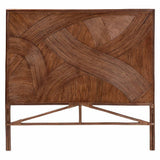 Phuket Bohemian Dark Brown Rattan Queen Or King Headboard