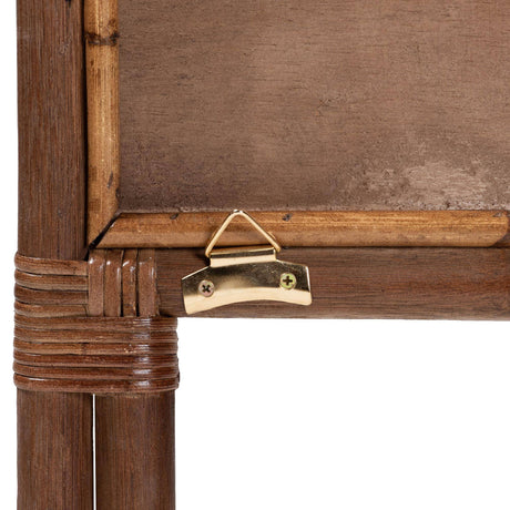 Phuket Bohemian Dark Brown Rattan Queen Or King Headboard