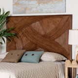 Phuket Bohemian Dark Brown Rattan Queen Or King Headboard