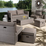 Esprit Outdoor Wicker Fair Wicker 6 Pc Seating Set
