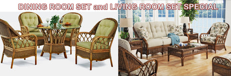 Everglade Matching Living Room and Dining Sets