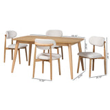 Emily 5-Piece Dining Set by Wicker Fair
