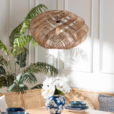 Panchit Handwoven Jute Pendant Lampshade by Wicker Fair