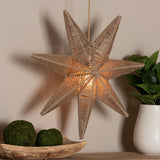Iris Handwoven Jute Pendant Lampshade by Wicker Fair