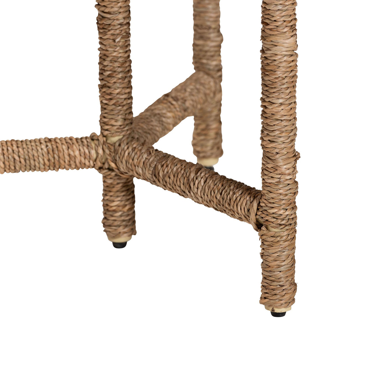 Fujita Handwoven Seagrass End Table by Wicker Fair