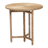 Fujita Handwoven Seagrass End Table by Wicker Fair