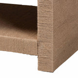 Malaya Handwoven Jute Coffee Table by Wicker Fair