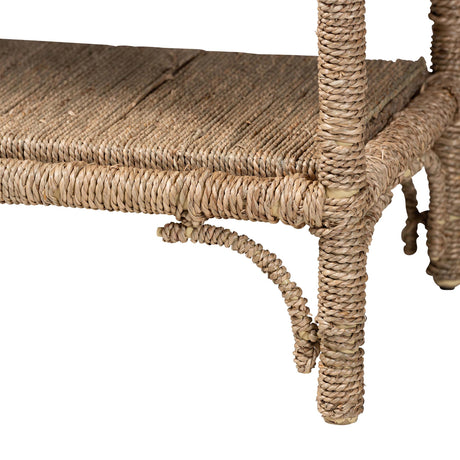 Sumporn Handwoven Seagrass Console Table by Wicker Fair
