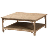 Ganitis Handwoven Seagrass Coffee Table by Wicker Fair