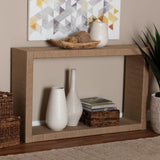 Rashi Handwoven Jute Console Table by Wicker Fair