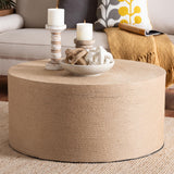 Lapu Handwoven Jute Coffee Table by Wicker Fair