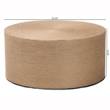Lapu Handwoven Jute Coffee Table by Wicker Fair